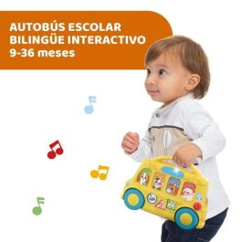 Chicco Autobús Interactivo con Luces y Sonidos Bilingüe – Juguete Educativo para Niños