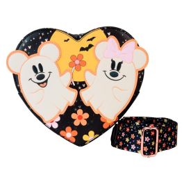 Loungefly Bolso Bandolera Floral Ghost Mickey & Minnie Disney, 22.8x21x7.6cm Precio: 60.88999994. SKU: B1GG8CBX3Q
