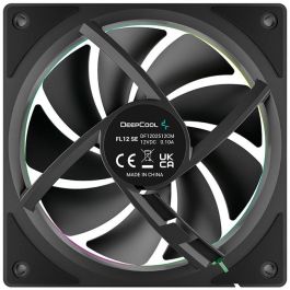 DeepCool FL12 SE Ventilador para Carcasa de PC 120mm Negro con Iluminación LED Multi y Conector 4 pines PWM