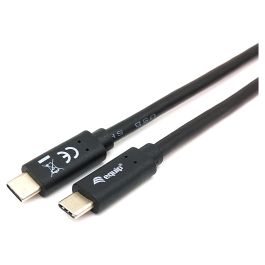 Equip Cable USB C Macho - Macho USB 3.2 Gen 1 (3.1 Gen 1) Negro 2m EQ128347