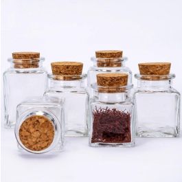 Tarrito de vidrio con tapón de corcho 50 ml - La Mediterranea (36 Unidades) Tarrito de vidrio con tapón de corcho 50 ml - La Mediterranea (36 Unidades)