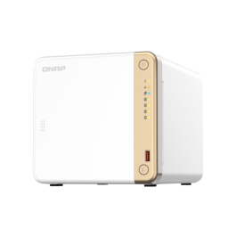 QNAP TS-462-4G servidor de almacenamiento NAS Torre Ethernet Blanco N4505