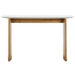 Consola Scandi DKD Home Decor Blanco Marron 38 x 77 x 120 cm Consola Scandi DKD Home Decor Blanco Marron 38 x 77 x 120 cm
