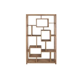 DKD Home Decor Estantería Balines de Madera de Teca Reciclada 120x210x40 cm (Ancho x Alto x Fondo)