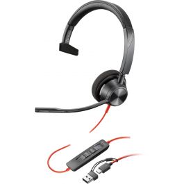 Poly Auriculares Blackwire 3310 Monoauricular USB-A para Mac y Windows con Micrófono Boom y Cancelación de Ruido Precio: 30.89000046. SKU: B1A3MKKHSQ
