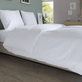 Cubierta de dudo dudo - 140x200 cm - Algodón - Antibacteriano - Blanco - Hecho en Francia Precio: 31.89000012. SKU: B122VNQF5Q