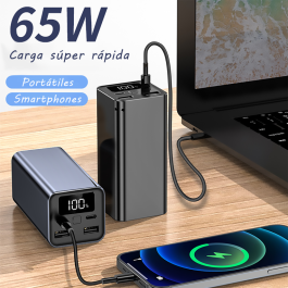 Leotec Batería Externa 20.000mAh 65W Power Delivery para Portátiles y Móviles con 4 Salidas USB-C y USB-A Precio: 58.49999947. SKU: S5613930