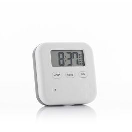 Innovagoods Pastillero Inteligente Electrónico con Reloj, Alarma y Cronómetro, 4 Compartimentos, Hermético, Tamaño Bolsillo