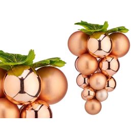 Racimo Bolas Navidad Mediano Cobre Krist+ 19x28x19 cm (12 Unidades) Precio: 97.49999952. SKU: B17AWZRL6E