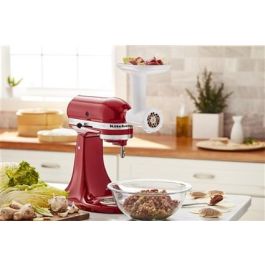 Kitchenaid 5KSMFGA Accesorio Picadora de Carne para Triturar Carne, Pescado, Verduras, Queso y Pan para Hamburguesas, Croquetas, Patés