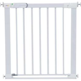 SEGURIDAD 1er Barrera de paso plano Barrera de seguridad para niños de metal - Blanco SEGURIDAD 1er Barrera de paso plano Barrera de seguridad para niños de metal - Blanco