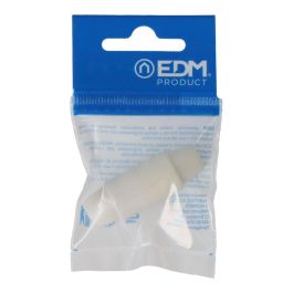 Edm Empalmador Coaxial Hembra-Hembra 9,5mm Polietileno Blanco