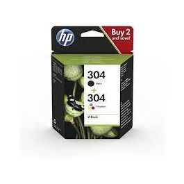 Hp Tinta Negro + Tricolor C-M-Y Deskjet 3720 Combo - Nº304 Pack 4 Colores Precio: 30.50000052. SKU: S8409427