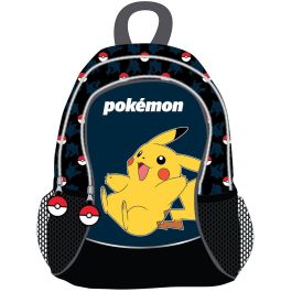 Mochila Escolar Pokémon Pokeball Azul Negro 30 x 40 x 15 cm Precio: 12.89000053. SKU: B18XN8HXYY