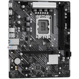ASRock B760M-H2/M.2 Placa Base Intel LGA 1700, B760, DDR5, 96GB, HDMI+DP, 4SATA+2M.2, 5USB 3.2+1USB-C, GBLAN, Micro ATX - 90-MXBN00-A0UAYZ