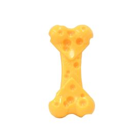 Nylabone Dura Chew Hueso Mordedor Larga Duración para Perros Masticadores Potentes Sabor Queso Talla M - Limpieza Dental, Control Placa y Sarro