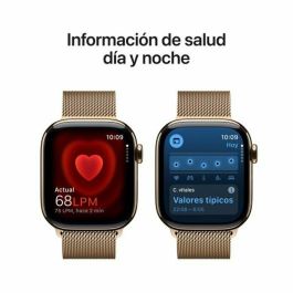 Apple Watch Series 10 GPS + Cellular 42mm Titanio Dorado con Pulsera Milanese Loop Acero Inoxidable Oro 64GB