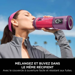 Ninja Licuadora Portátil Blast BC150EUPR Recipiente 530ml Batería 2h Sin Cable Sin BPA Morada