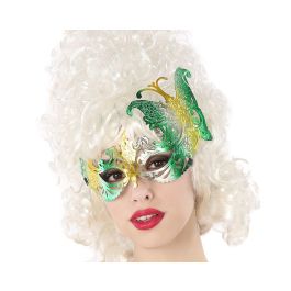 Antifaz Veneciano Mariposa Verde Multicolor para Carnaval y Eventos Temáticos Precio: 0.99000022. SKU: S1131735