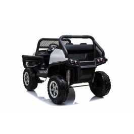 Injusa Mercedes-Benz Unimog Coche Eléctrico Infantil 12V Blanco | Batería Recargable | Edad Mínima 3 Años | Medidas 128x86x84cm