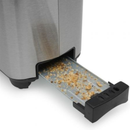 Princess 01.142405.01.014 Tostadora de ranura larga 1050W Acero Inoxidable con 2 Ranuras, 6 Niveles, Recalentar, Descongelar Princess 01.142405.01.014 Tostadora de ranura larga 1050W Acero Inoxidable con 2 Ranuras, 6 Niveles, Recalentar, Descongelar