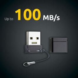 Memoria USB INTENSO Slim Line 64 GB Negro