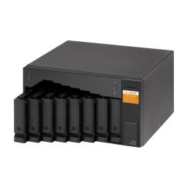 QNAP TL-D800S 8-bay desktop SATA JBOD expansion unit, Carcasa de disco duro/SSD, 2.5/3.5", Serial ATA II, Serial ATA III, 6 Gbit/s, Hot-swap, Negro, Gris