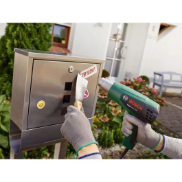 Bosch Pistola de Calor EasyHeat 500 - 2 Configuraciones de Temperatura, Diseño Compacto