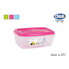 Dem Fiambrera Hermética 1L Rectangular para Microondas 18 x 12.5 x 7.5 cm (24 Unidades) Precio: 29.49999965. SKU: B1BSVT5YMC