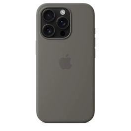 Apple iPhone 16 Pro Funda de Silicona con MagSafe Gris Piedra