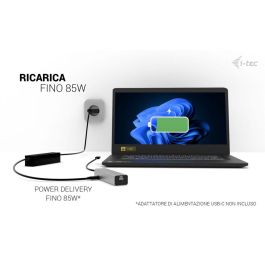 Hub USB i-Tec C31HUBMETAL8KPDPRO Plateado