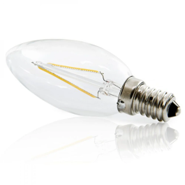 Bombilla LED E14 2W 144Lm 2000ºK Filamento 40.000H JTX JTX-J14DHA22-WW