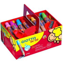 Giotto Lápices de Colores be-bè Super Schoolpack 36 Unidades + 3 Sacapuntas, Mina 7mm, Lavables, Madera Cedro Precio: 36.49999969. SKU: B1GSA3EFL4