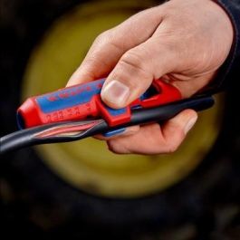 Knipex 16 95 03 SB ErgoStrip PV Herramienta Abmantelamiento Pelacables de 0.2-4 mm Azul/Rojo 135mm