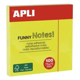 Taco Notas Apli 76X76 Amarillo Neon (Set de 12) Precio: 10.50000006. SKU: BIX11897