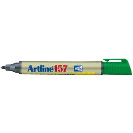 Rotulador Artline Pizarra Ek-157 Verde Punta Redonda 2 mm 12 unidades