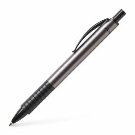 FABER-CASTELL 143481 Bolígrafo Basic M Antracita con Tinta Azul, Recargable, de Aluminio, Agarre Ergonómico y Clip Precio: 18.90000035. SKU: B1GVPTERVE