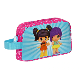 Portadesayunos Térmico Pinypon Azul Rosa 21,5 x 12 x 6,5 cm