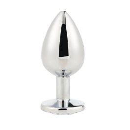 Plug Anal Dream Toys Gleaming Love Plateado Plug Anal Dream Toys Gleaming Love Plateado