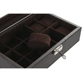 Joyero Tradicional DKD Home Decor Marron Oscuro Marron 16 x 8.5 x 25 cm Joyero Tradicional DKD Home Decor Marron Oscuro Marron 16 x 8.5 x 25 cm