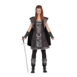 Disfraz guerrera del norte vestido con capa, brazaletes y cubrebotas talla m/l Precio: 31.92464. SKU: B1H6D5BKMQ