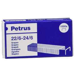Petrus Grapas 22/6 Galvanizada Caja 1000 Unidades