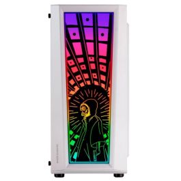 Mars Gaming Caja Semitorre MC - ART ATX con Ventana de Cristal Templado e Iluminación RGB Frontal ATX