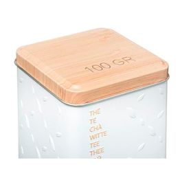 Nature Caja metalica para té 100g modelo Scandi nature - Almacenaje de té