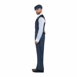 Disfraz gánster irlandés gorra, camisa con chaleco y cadena, corbata con pasador y pantalón talla s Disfraz gánster irlandés gorra, camisa con chaleco y cadena, corbata con pasador y pantalón talla s