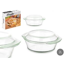 Cacerola Borosilicato 2000Ml Vivalto 26X10CM (8 Unidades) Precio: 54.88999956. SKU: B1DEWH7Z58