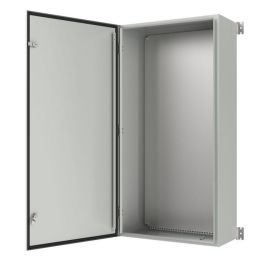 Lanview Armario Mural Rack IP65 con Placa de Montaje y Protección Agua/Polvo, 600x1200x300mm - Blanco RAL7035 Exterior
