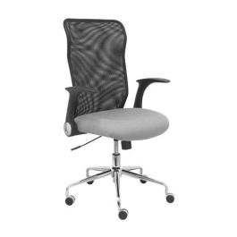 Silla Piqueras Y Crespo Minaya Brazos Retractiles Mecanismo Basculante Ergonomica Respaldo Malla Transpirable Negra Asiento Tapizado Bali Gris Precio: 245.50000002. SKU: S5703011