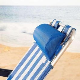 Cojín para silla de playa de textileno azul aktive 35x14x5cm Cojín para silla de playa de textileno azul aktive 35x14x5cm