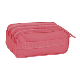 Portatodo Triple Safta 21,5 x 10 x 8 cm Rosa